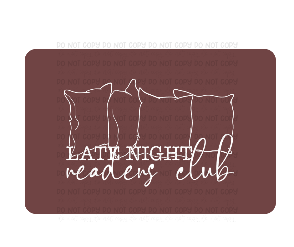 Late night Readers Club-Ready to Press Transfer