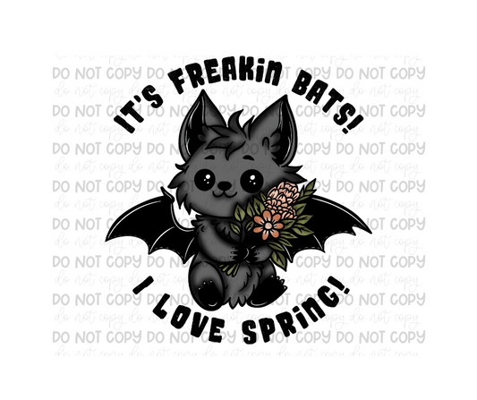 Freakin Bats gray-Ready to Press Transfer