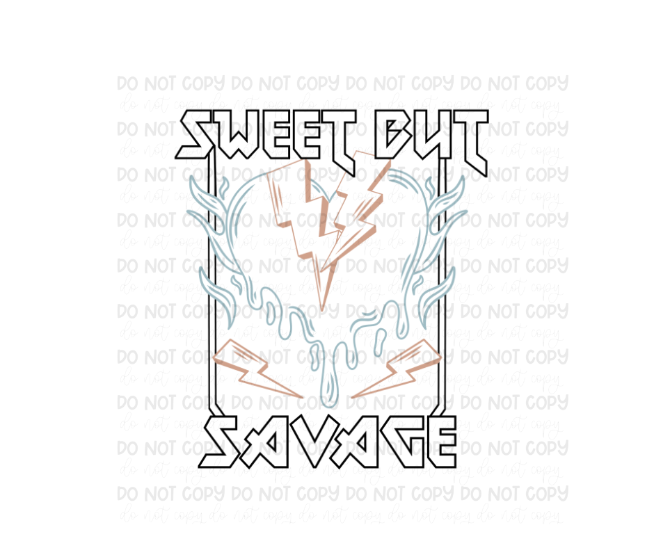 Sweet but Savage-Ready to Press Transfer