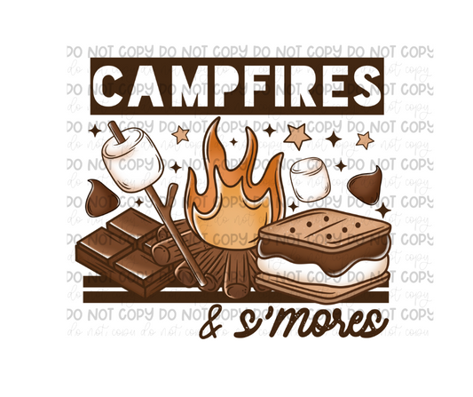 Campfires & S'mores-Ready to Press Transfer