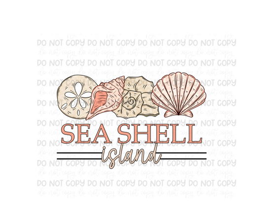 Seashell Island-Ready to Press Transfer