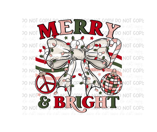 Merry & Bright-Ready to Press Transfer