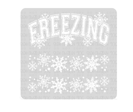 Freezing single color Full sheet white-Ready to Press Transfer