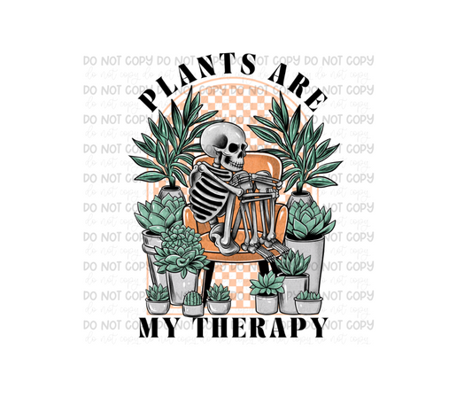 Plants are My Therapy-Ready to Press Transfer