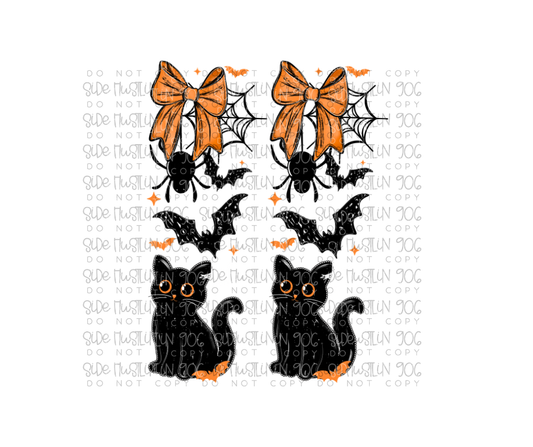 Black Cat Sleeve-Ready to Press Transfer