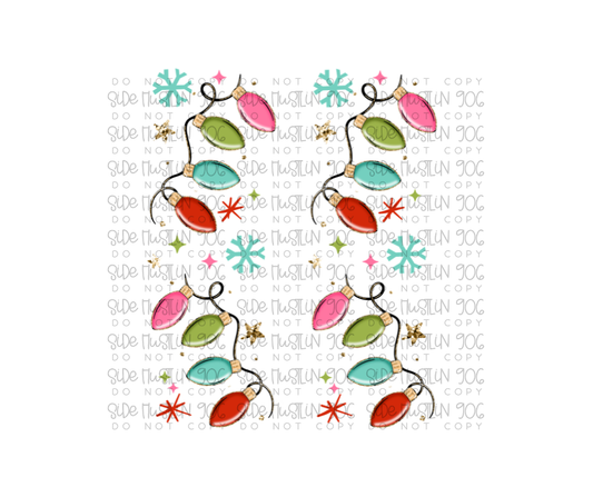 Wonderful Time of the Year Lights Sleeve-Ready to Press Transfer