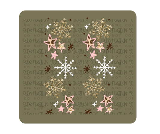 Pink and Gold Coordinating Sleeve-Ready to Press Transfer