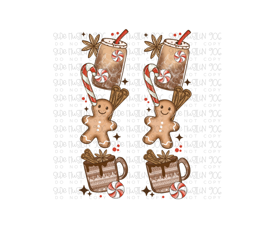 All I Want for Christmas Coffee Sleeve-Ready to Press Transfer