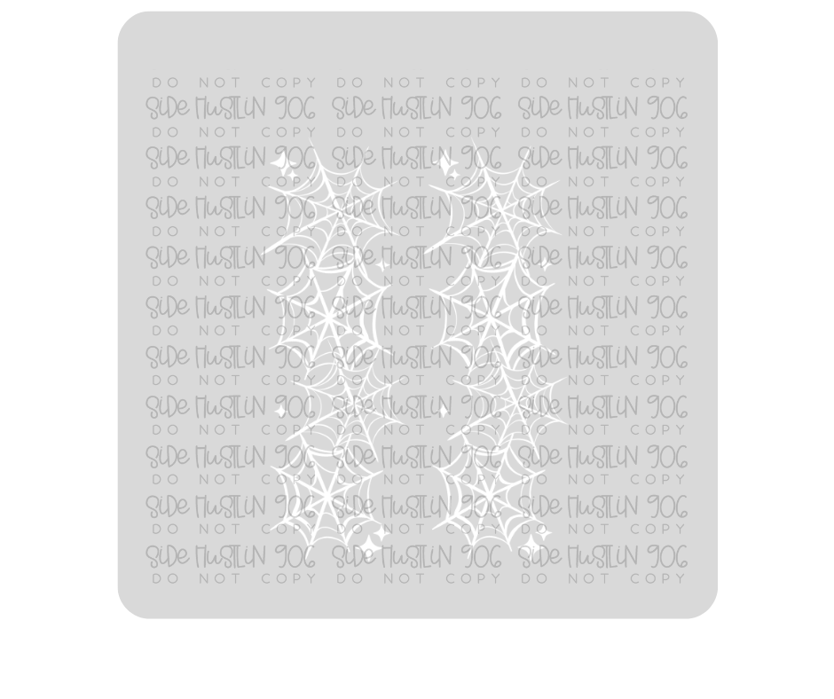 Spiderweb Sleeve white-Ready to Press Transfer