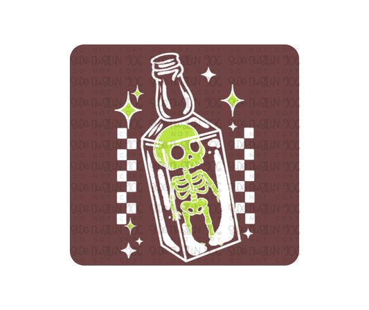 Feeling Bottled up White-Ready to Press Transfer