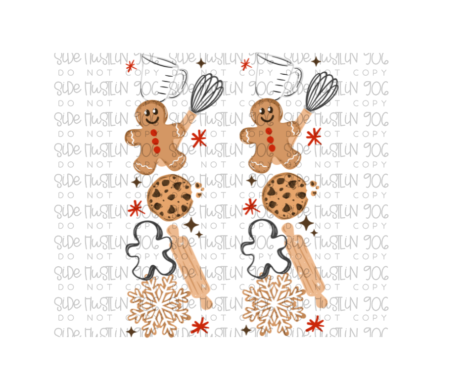 Baking Spirits Bright Sleeve-Ready to Press Transfer