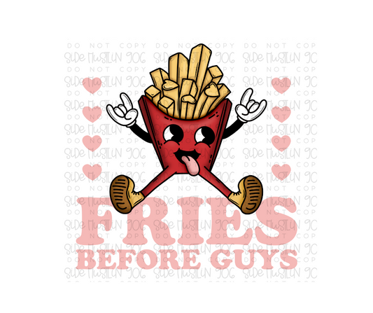 Fries pink-Ready to Press Transfer