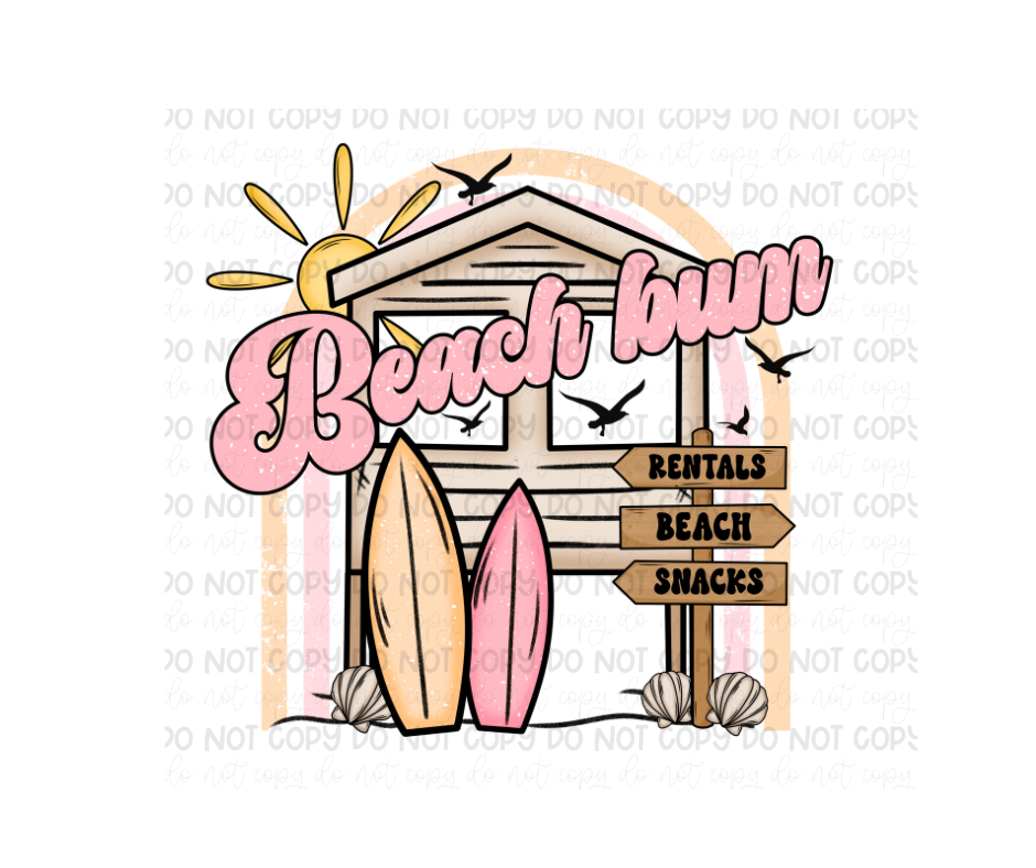 Beach Bum main-Ready to Press Transfer