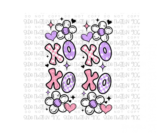 Xoxo SLEEVES-Ready to Press Transfer