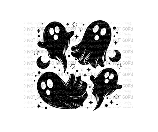 Ghosties black-Ready to Press Transfer