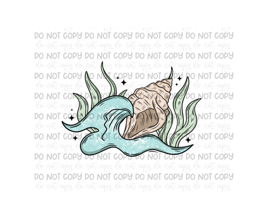 Seashell-Ready to Press Transfer