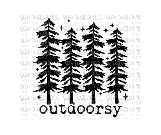 Outdoorsy single color-Ready to Press Transfer