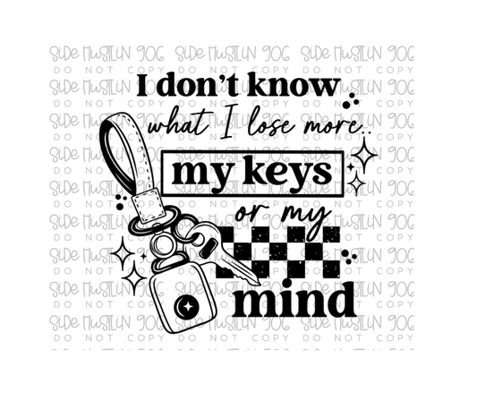 Lose Keys & Mind-Ready to Press Transfer