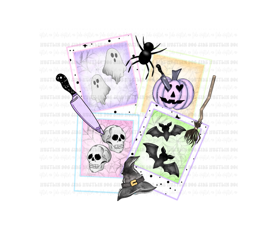 Halloween Polaroid-Ready to Press Transfer