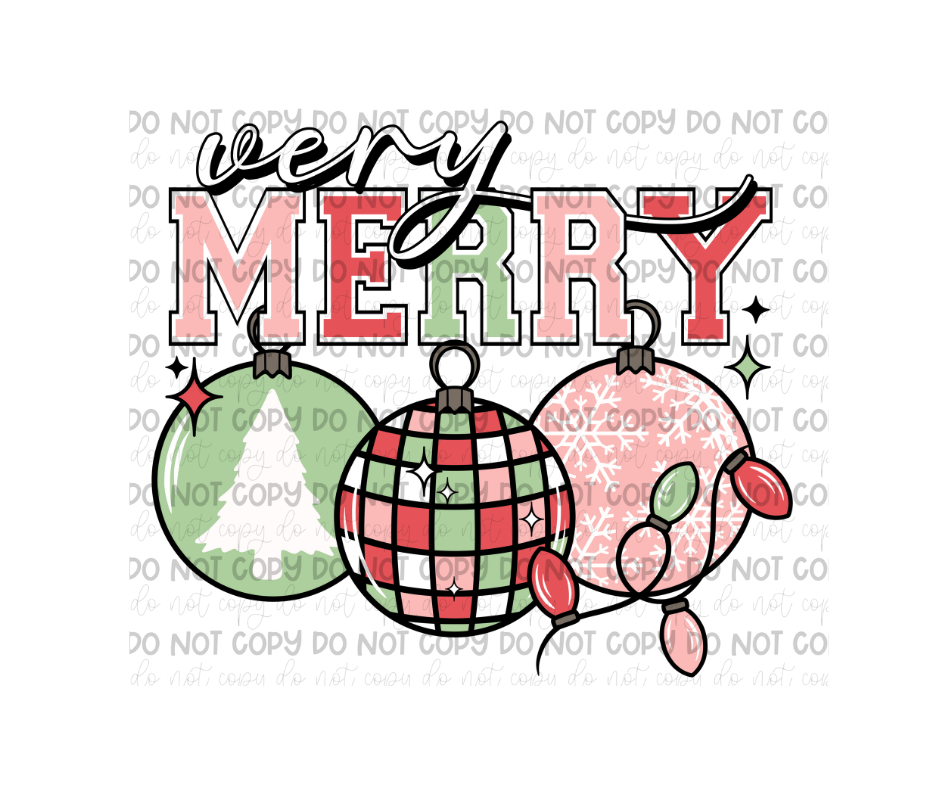 Very Merry-Ready to Press Transfer