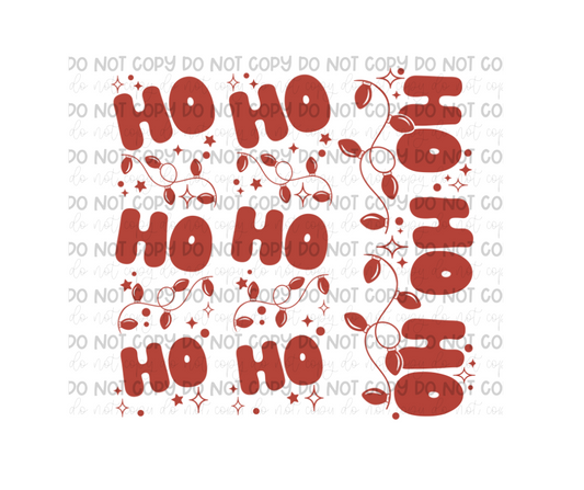 Ho Ho Ho Red-Ready to Press Transfer