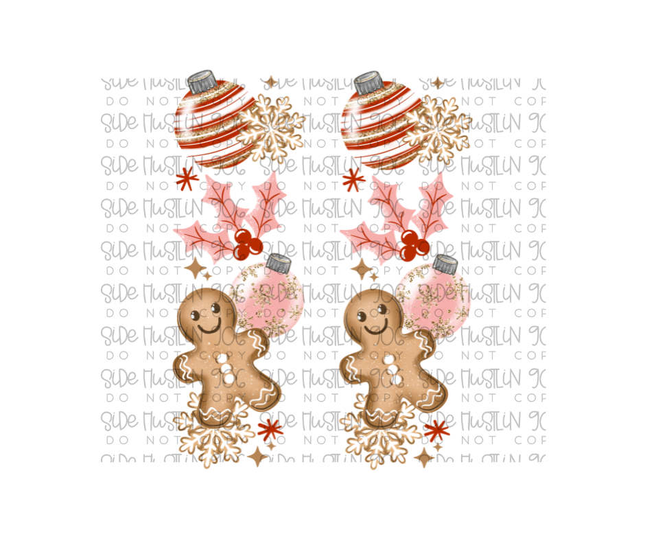 Merry Christmas Pink Sleeve-Ready to Press Transfer