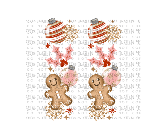 Merry Christmas Pink Sleeve-Ready to Press Transfer
