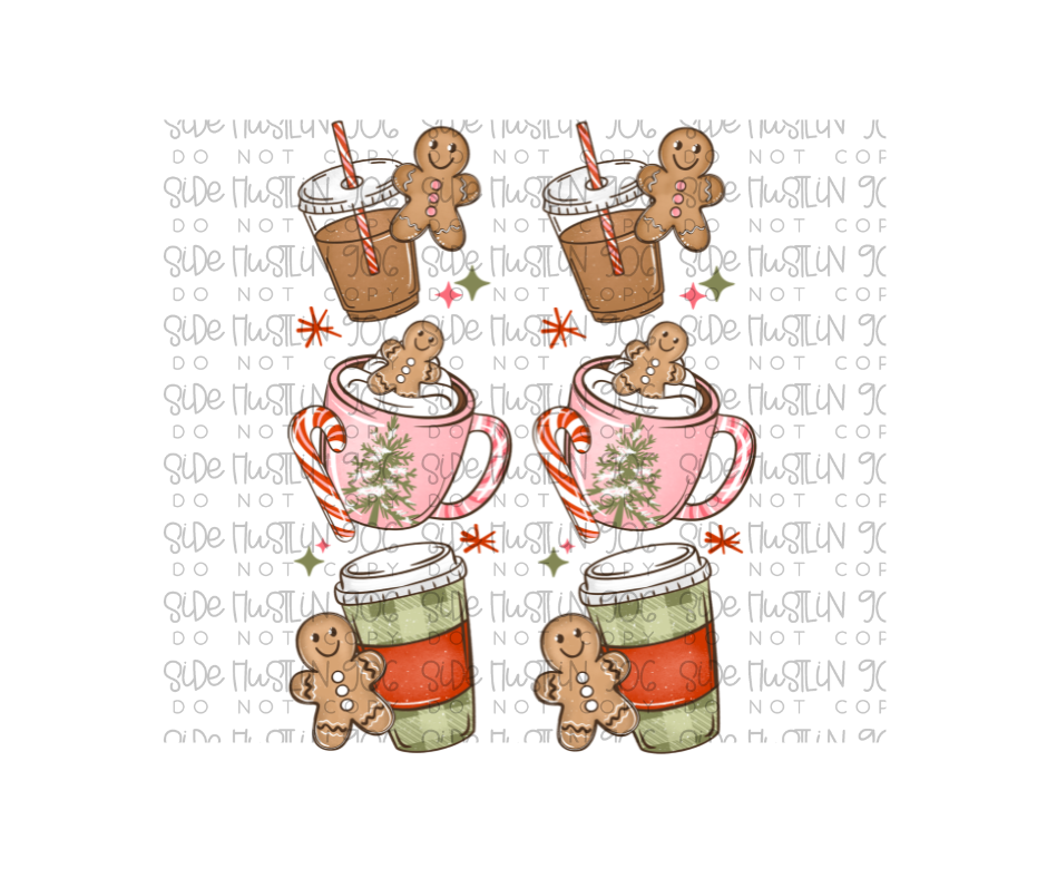 Very Merry Coffee Club Sleeve-Ready to Press Transfer