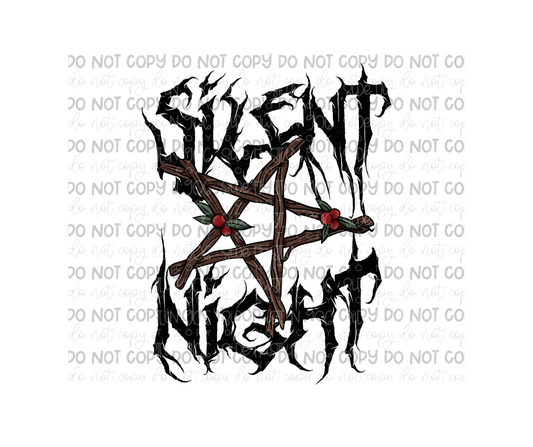 Silent Night-Ready to Press Transfer