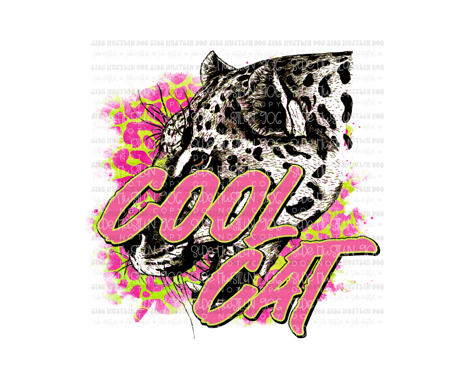 Cool Cat-Ready to Press Transfer