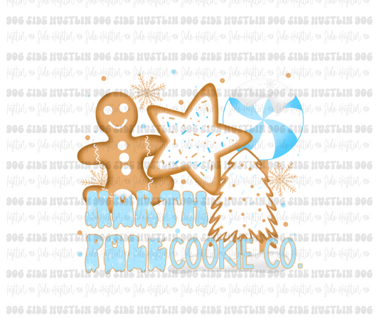 North Pole Cookie Co-Ready to Press Transfer