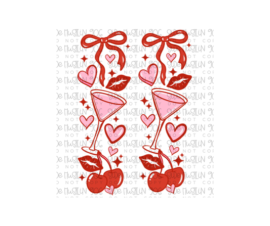 Be Mine Martini Sleeve-Ready to Press Transfer