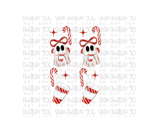 Coffee Bow Ghostie Sleeve-Ready to Press Transfer