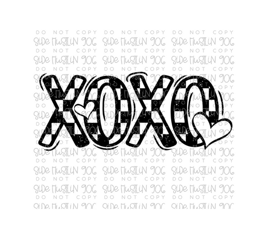 Xoxo black-Ready to Press Transfer