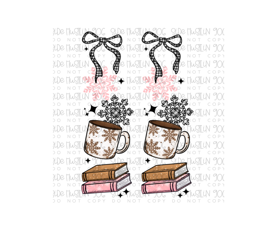 Very Cozy Book Club Sleeve-Ready to Press Transfer