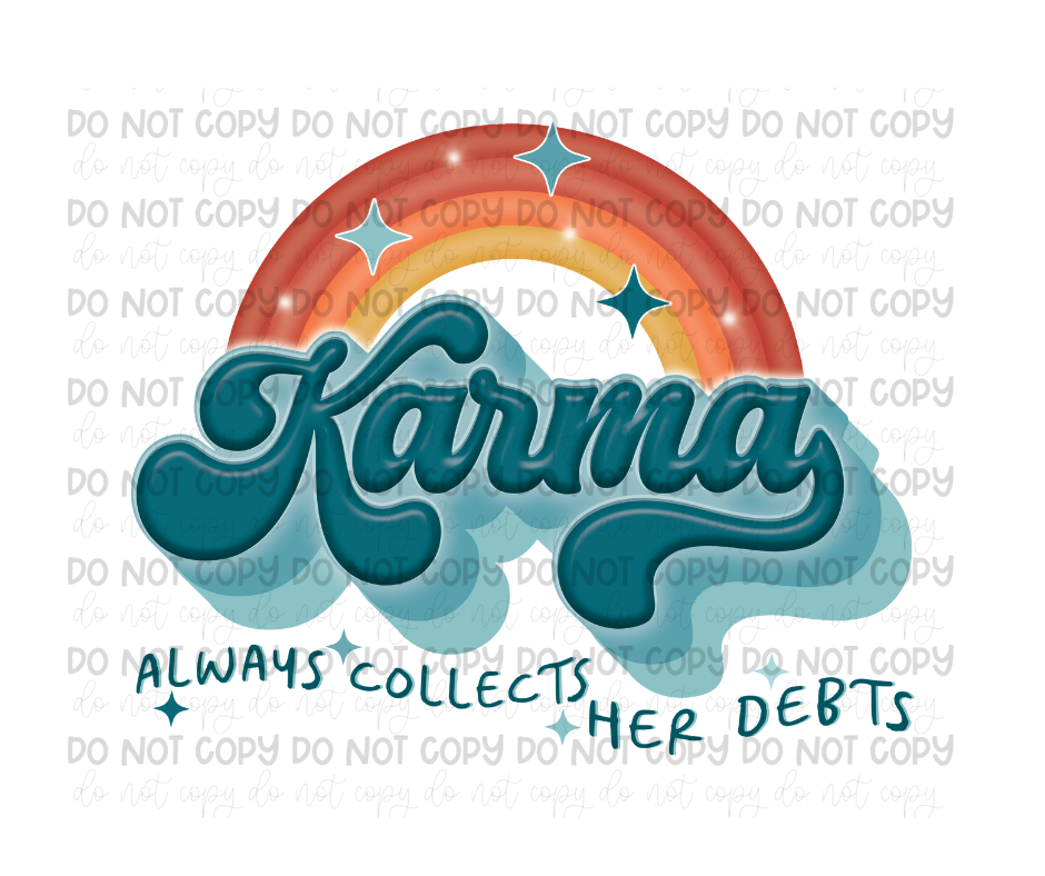 Karma-Ready to Press Transfer