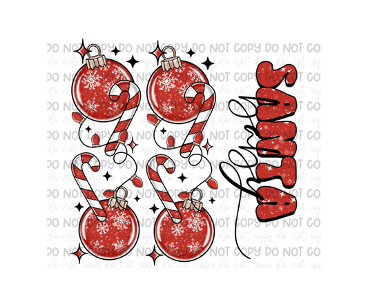 Santa Baby & Sleeves-Ready to Press Transfer