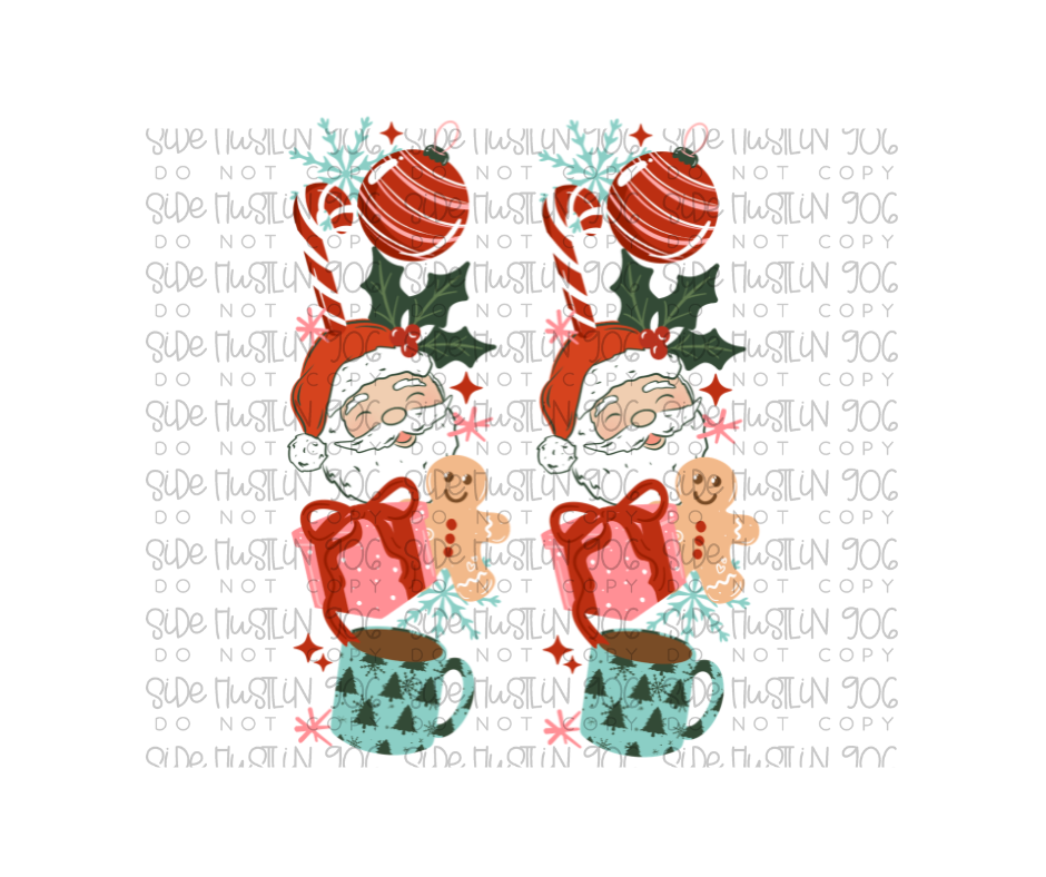 Christmas Things light skintone Sleeve-Ready to Press Transfer