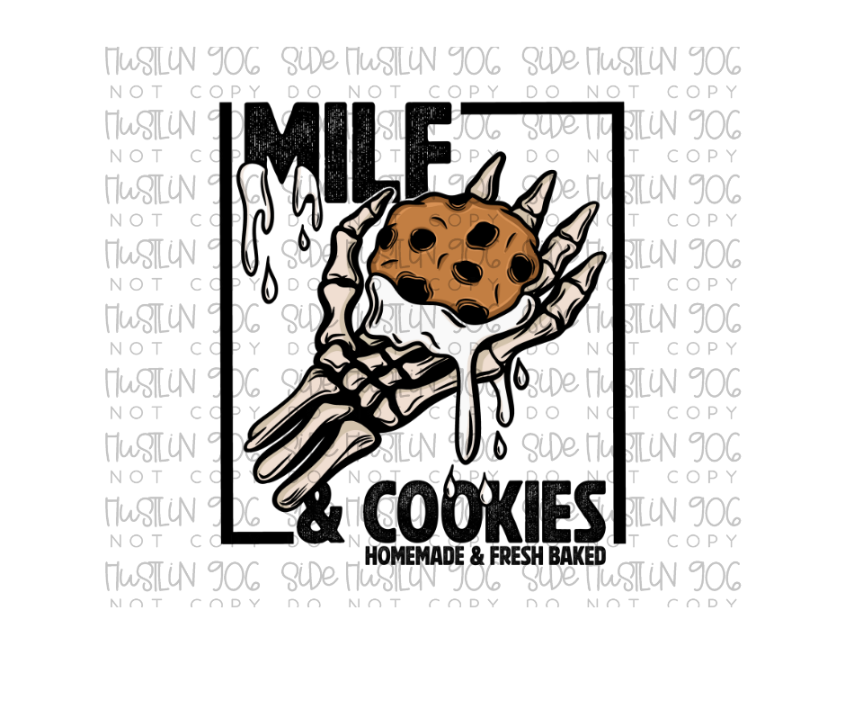 Milf and Cookies fresh baked-Ready to Press Transfer