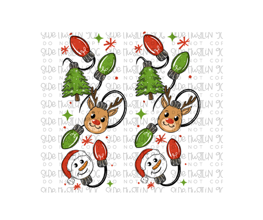 Wonderful Time of the Year Lights Sleeve-Ready to Press Transfer