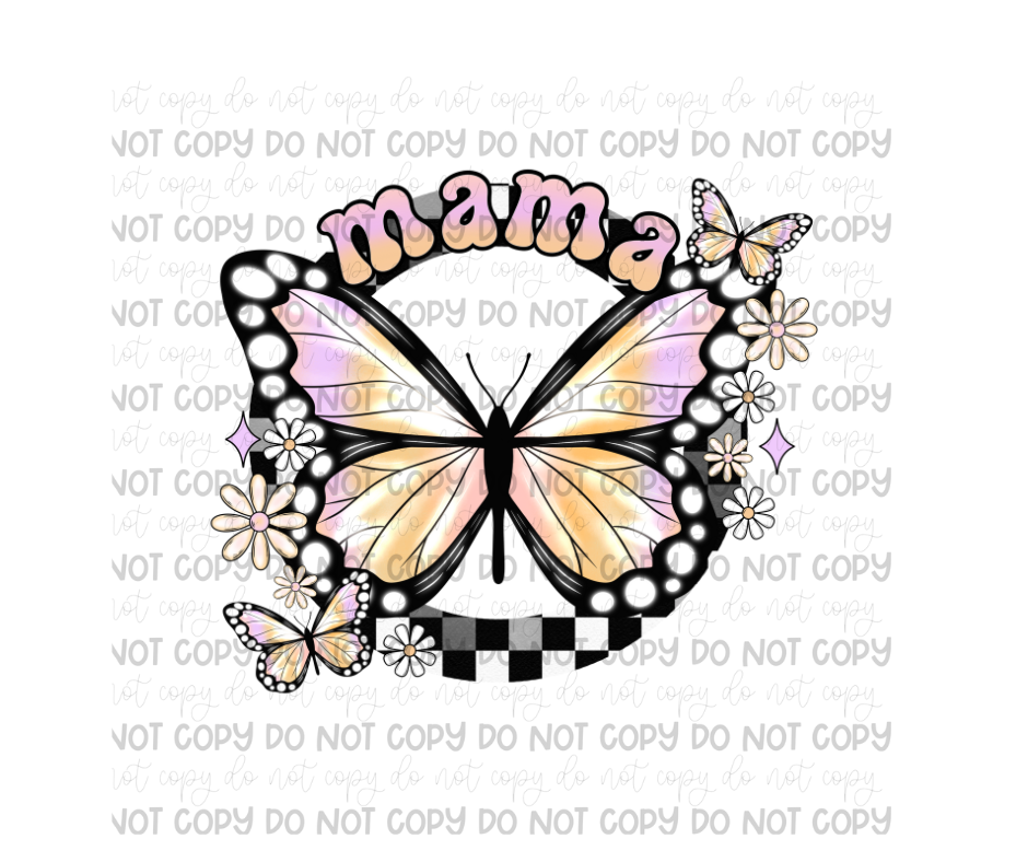 Mama Butterfly-Ready to Press Transfer