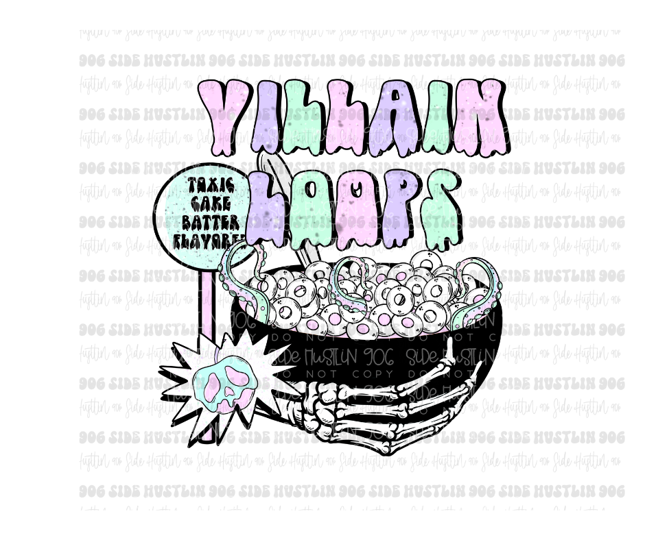 VillianLoops-Ready to Press Transfer