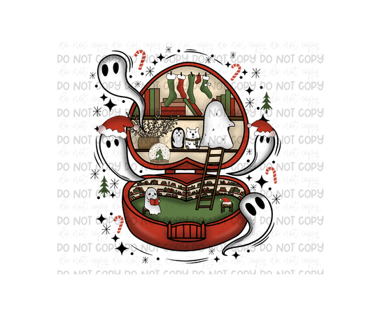 Christmas Pocket Ghost Book-Ready to Press Transfer