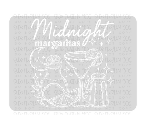 Midnight Margs single color white-Ready to Press Transfer