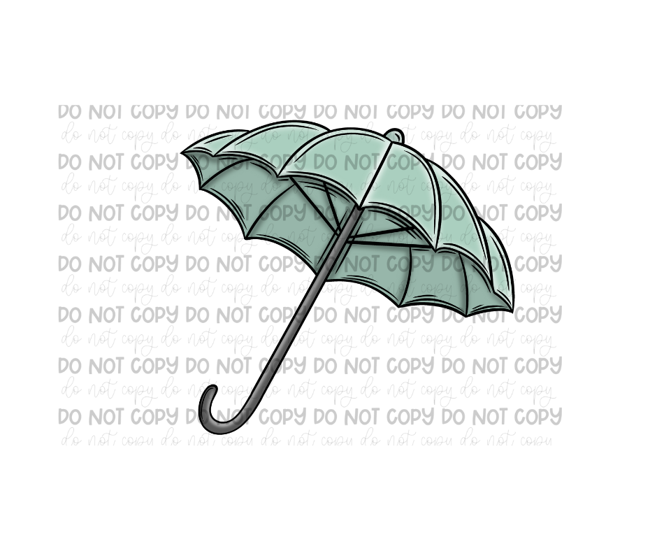 Umbrella no words-Ready to Press Transfer