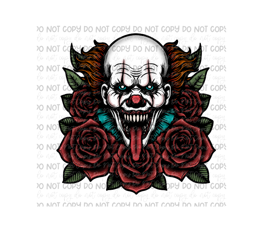 Clown no words-Ready to Press Transfer