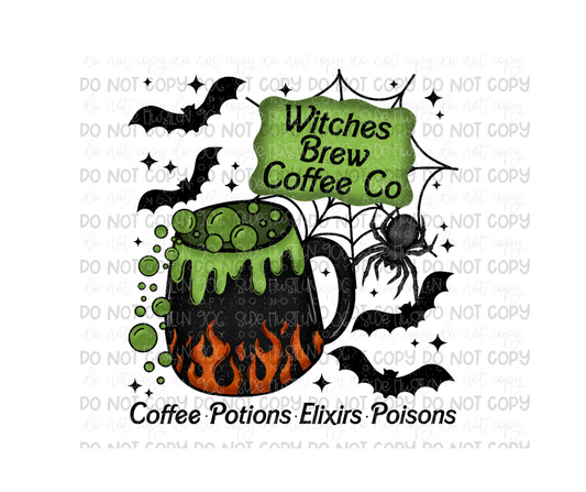 Witches Brew Coffee Co-Ready to Press Transfer