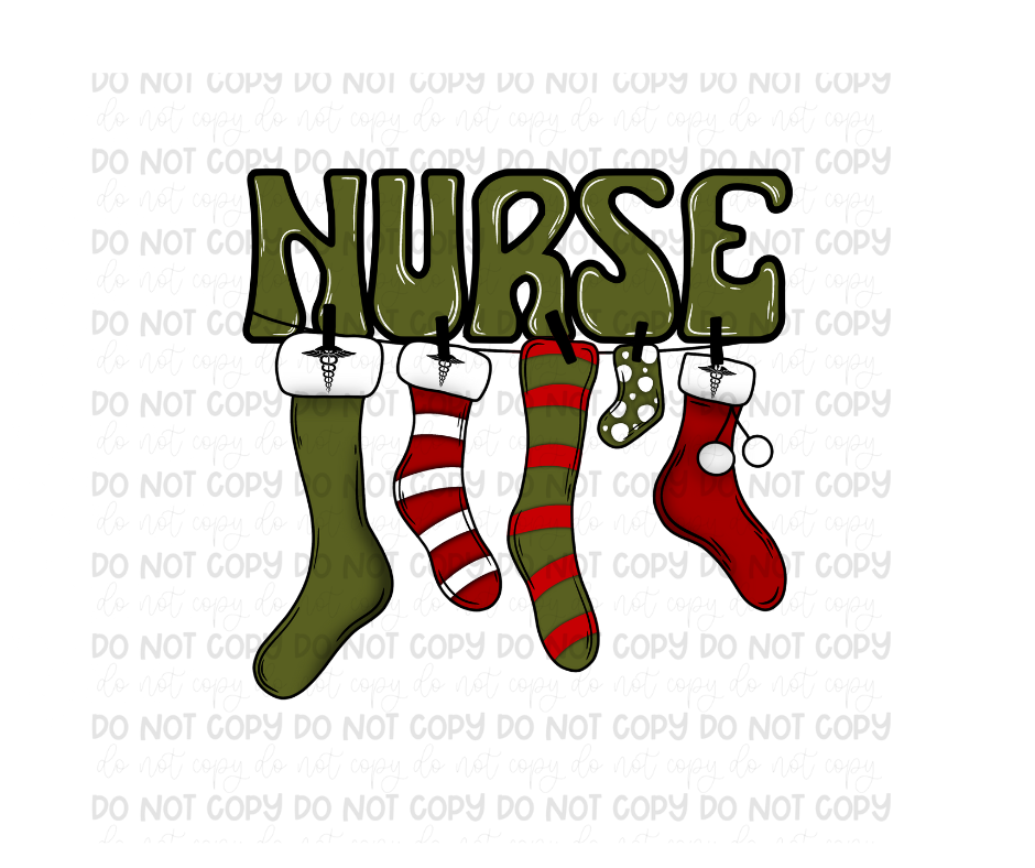 Nurse stockings-Ready to Press Transfer