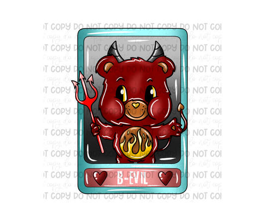 B-Evil card -Ready to Press Transfer