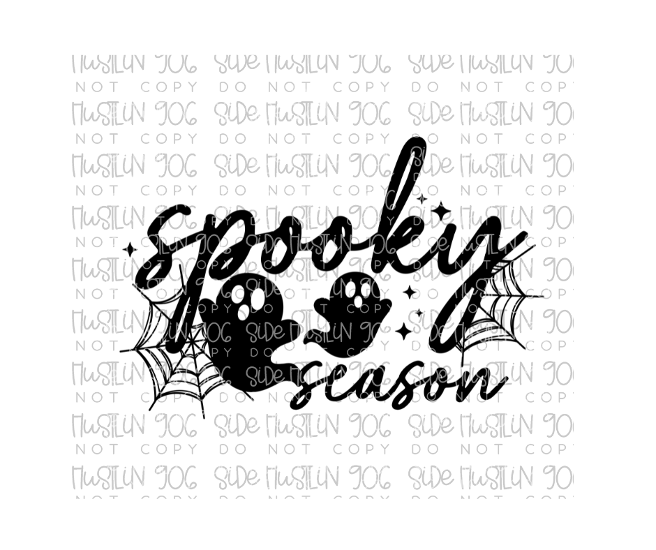 Spooky Season Single Color-Ready to Press Transfer